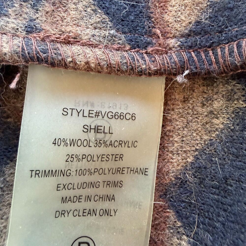 Plenty by Tracy Reese Canton Fringe Sweater Vest Aztec Geo Anthropologie XS/S - Picture 8 of 12